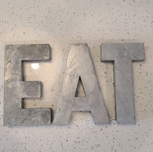 Anthropologie kitchen letters